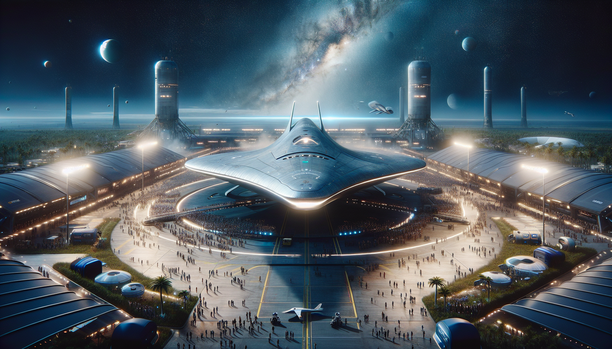 alt_text: SpaceX 2026: Starship at Starbase launch site, preparing for a Mega IPO announcement.