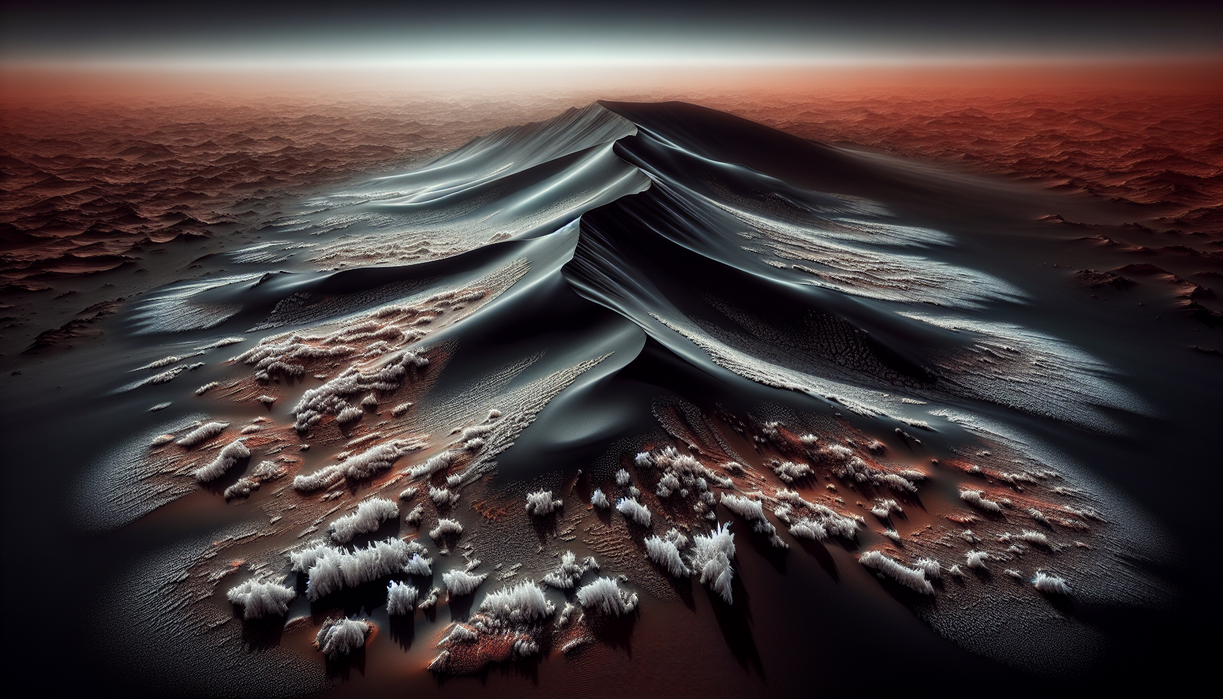 Spring Thaw Over Mars’ Kaiser Crater Dunes